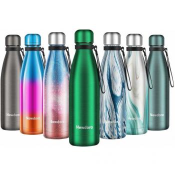 Newdora Tazze di Acqua in Acciaio Inox