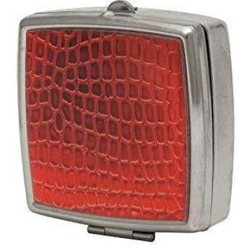 CrocoPocket – Pilulier Étanche Rouge