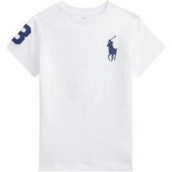 T-shirt manches courtes Ralph Lauren blanc 6 ans