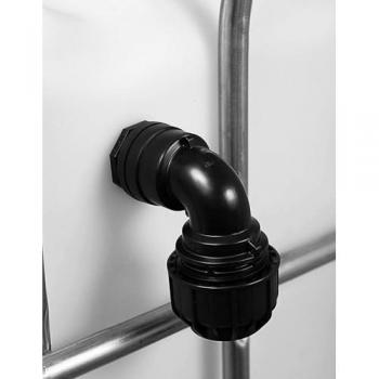 Trop‑plein cuve eau 1000 L – Coudé de pression 32 mm