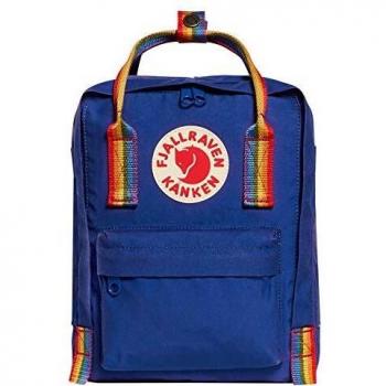 FJALLRAVEN KANKEN Rainbow Mini Backpack Loisir, 29 cm, 7 liters, Bleu
