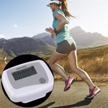 Mini LCD Pedometer for Steps and Calories