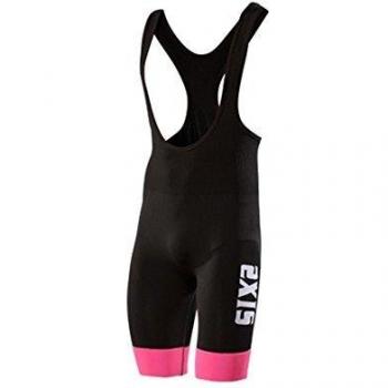 SIXS Unisex A0SLPS-SFUFI Ganzkörper-Overall in Schwarz und Pink, S