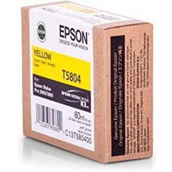 Epson T5804 yellow ink