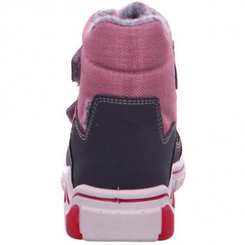 RICOSTA Kids‑Klettstiefel Gabris – Dunkles Grau/Schwarz – Größe 68 – Artikel 5221000 – Farbcode 340 – rosafarbene Sohle 559849