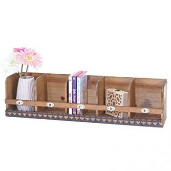 Mendler Étagère Murale Vintage – HWC‑A43, 71×18×16 cm