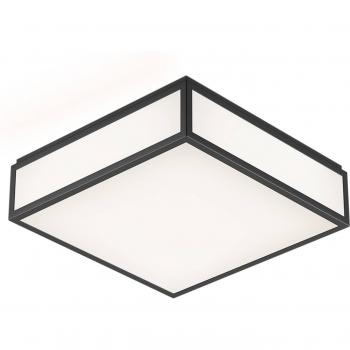 Plafoniera Decor Walther Bauhaus 3 N nera opaca