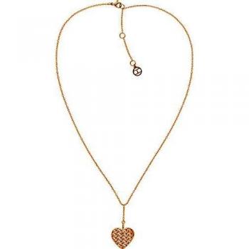Collana TH2780289 di Tommy Hilfiger con ciondolo a cuore in acciaio