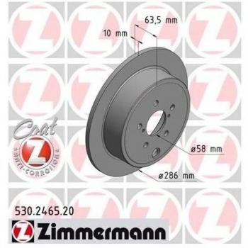 ZIMMERMANN 530.2465.20 Bremsscheibe für Hinterachse