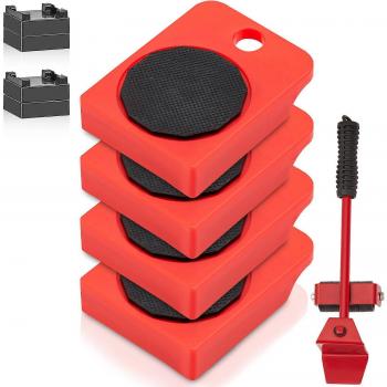 Carretilla Vevor 4 Ruedas Giratorias