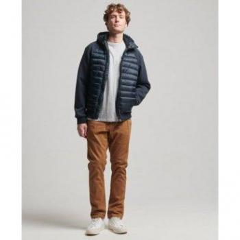 Cazadora Híbrida Acolchada Azul Marino Superdry