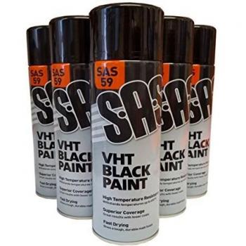 ProFire Matte Black Spray – 12 Cans (500 ml)