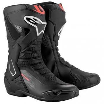 SMX‑6 V3 Botas de Moto Rojanegra Luminosas