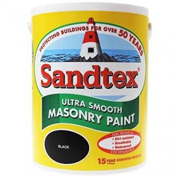 SANDTEX ULTRA SMOOTH MASONRY BLACK 5L
