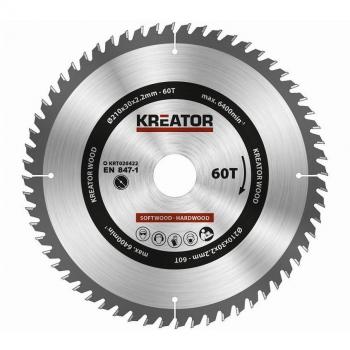 Kreator 60 Denti 2,2mm Spessore Lama Legno 210mm