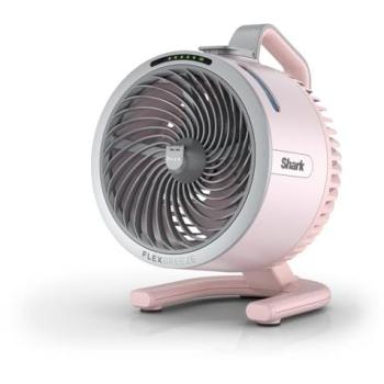 SHARK FlexBreeze HydroGo 6.8 Portable Misting Turbo Fan – Cool Gray