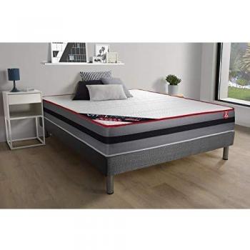 Sommier kit gris VITALPOWER Recover pour matelas 140x190