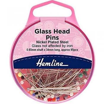 Glass Head Pins