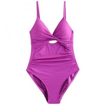 Veste de bain Next Purple Découpe Tummy Control Padded