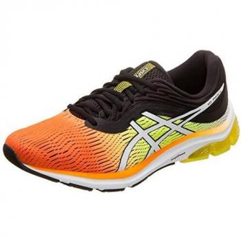 ASICS Men's Gel-Pulse 11 Lightweight Running Trainers, Shocking Orange/Black, Size 8 UK