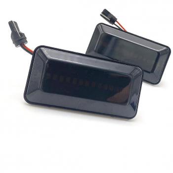 Marcadores laterales LED dinámicos intermitentes 2pcs compatibles con B3 A2 A3 Golf 1 2 3
