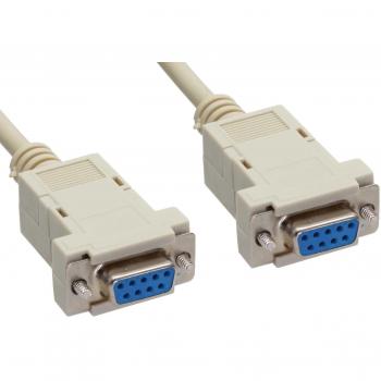 InLine Nullmodemkabel, 9pol, 3m, geklippt