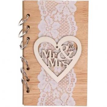 Cuaderno de Madera para Celebrar el Amor