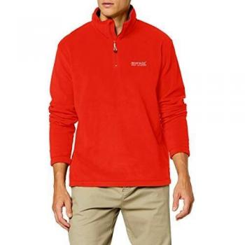Veste Polaire Technique Thompson Regatta 1/2 Zip Homme, Saumon Brûlé, FR (Taille : 4XL)