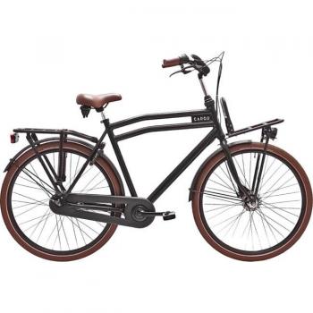 Heren Transportfiets Cargo 28 Inch 53 cm 3 Versnellingen Rollerbrake Mattschwarz