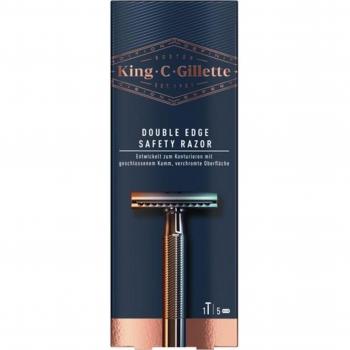 King C. Gillette Rasierhobel 1521707 – 5 Klinge‑Set