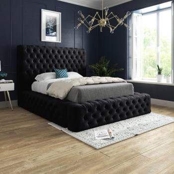 Elegant Milan Pleated Bed Frame