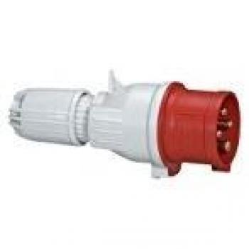 Fiche droite mâle IP44 3P+T 16A 415V