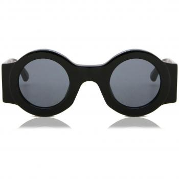 Gafas Sola Linda Farrow Dries Van Noten DVN208 C1 Hombre Negras
