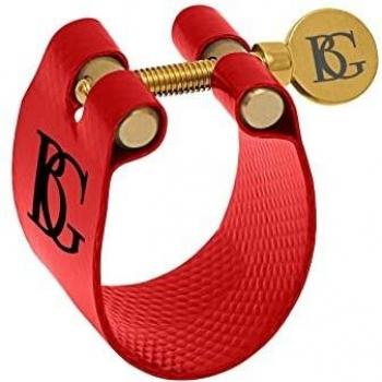 Abrazadera para Saxofón Soprano BG Flex LFS9 Roja