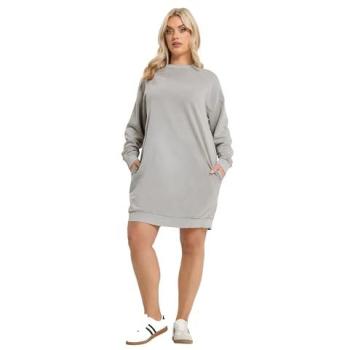 Women's Light Grey Soft Touch Sweater Dress – Size 22–24