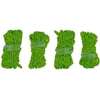 Cartrend Caravan-Abspannseilset 4-teilig fluoreszierend