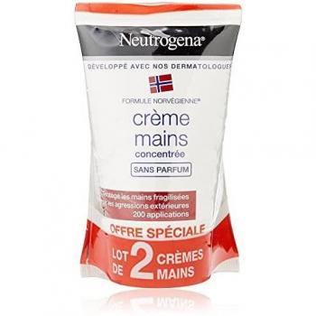 Neutrogena Hand Cream Concentrated Fragrance-Free 2 x 50ml