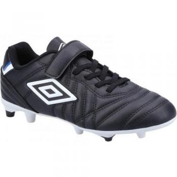 Umbro Kids Speciali Liga Fest – Lederschuhe für Kinder, UK 3, weiß/black