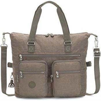 Kipling New ERASTO Sac bandoulière, 40 cm, 17 litres, Vert (Seagrass)