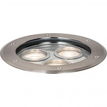 Spot Sol Extérieur Acier 3 Lumières Ip65