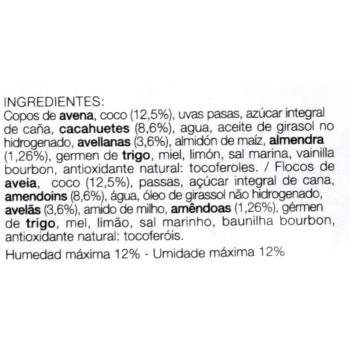 Muesli crujiente frutos secos 750gr