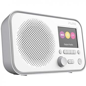 Pure Elan E3 tragbares Digitalradio mit 2,8-Zoll-TFT-Farbdisplay, Grau