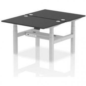 Air Back-to-Back 1200 x 800mm Height Adjustable 2 Person Bench Desk