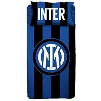 Completo Lenzuolo Inter 1 Piazza e Mezza 100% Cotone