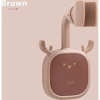 Adjustable Cartoon Shower Bracket – 360° Rotating Hook