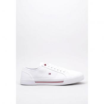 Valise Tommy Hilfiger Core Corporate Vulc Canvas 45 Blanc