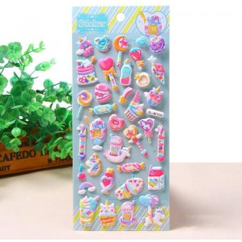 Kawaii Candy Cube Sticker Set