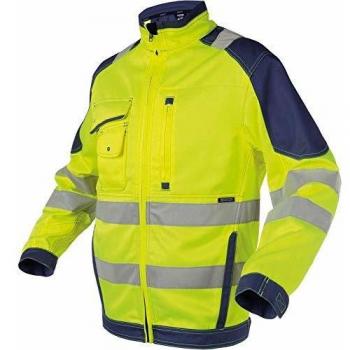 Dassy® Jacke Orlando in Signalgelb und Dunkelblau, Größe S, Warnschutz