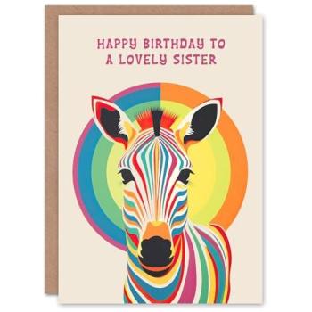 Zebra Prism Happy Birthday to My Sister
