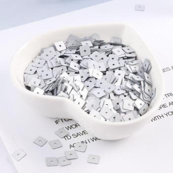 4mm Flat Square Loose Sequins for Crafting